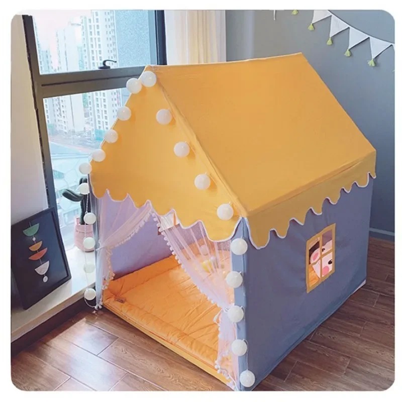 1 Piece Of Children's Indoor Tent Game  Princess Castle Small House, Boy Girl Gift 53*49*37in