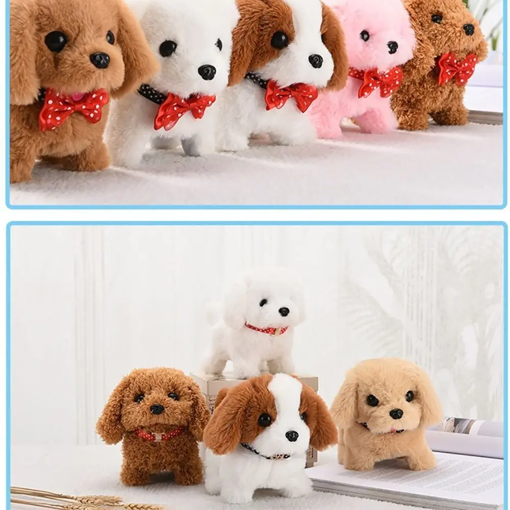 Walk Bark Nod Wag Tail Simulation Electric Dog Plush Electric Puppy Bottom Switch Electric Pet Kids Toys 3