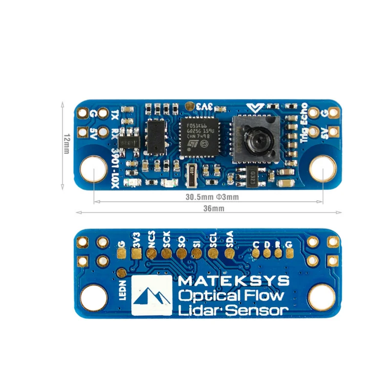 

MATEK OPTICAL FLOW & LIDAR SENSOR 3901-L0X INAV Flow Sensor Module for RC FPV Racing Freestyle F4 F7 Flight Controller