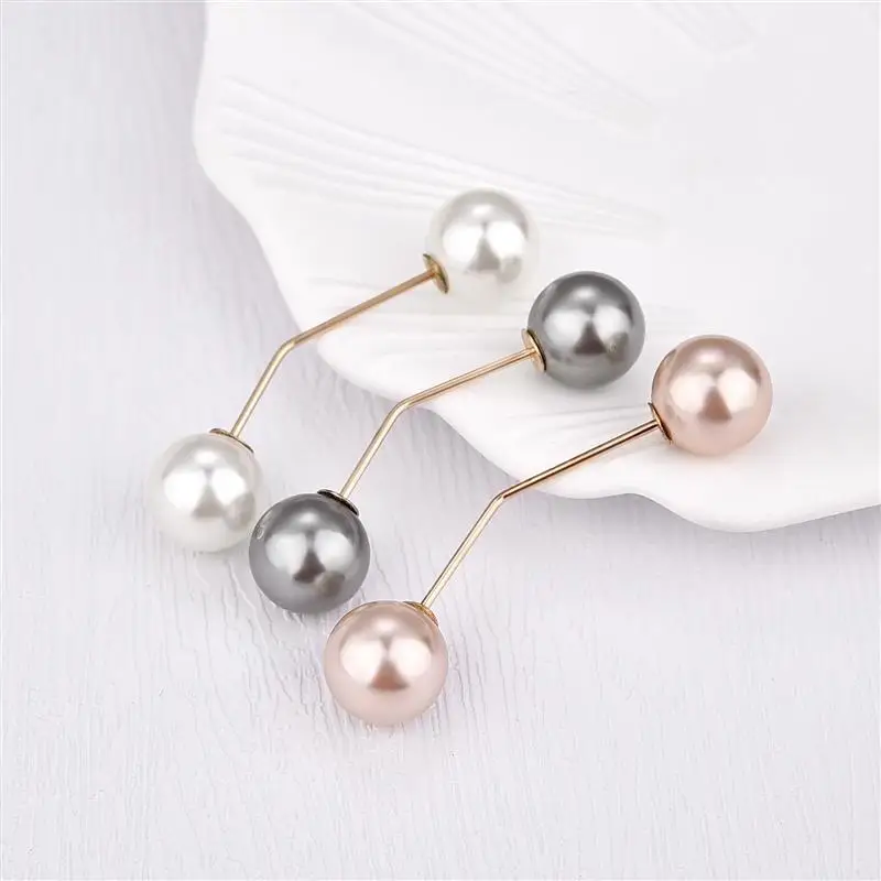 Alloy Brooch Cat Brooches Badge Brooches Metal Pins Art Pins 3pcs Double Pearl Brooch Pins Women Elegant Fixed Safety Brooches Pins For Jeans Waist Button Summer Dress Decoration Pants Clip