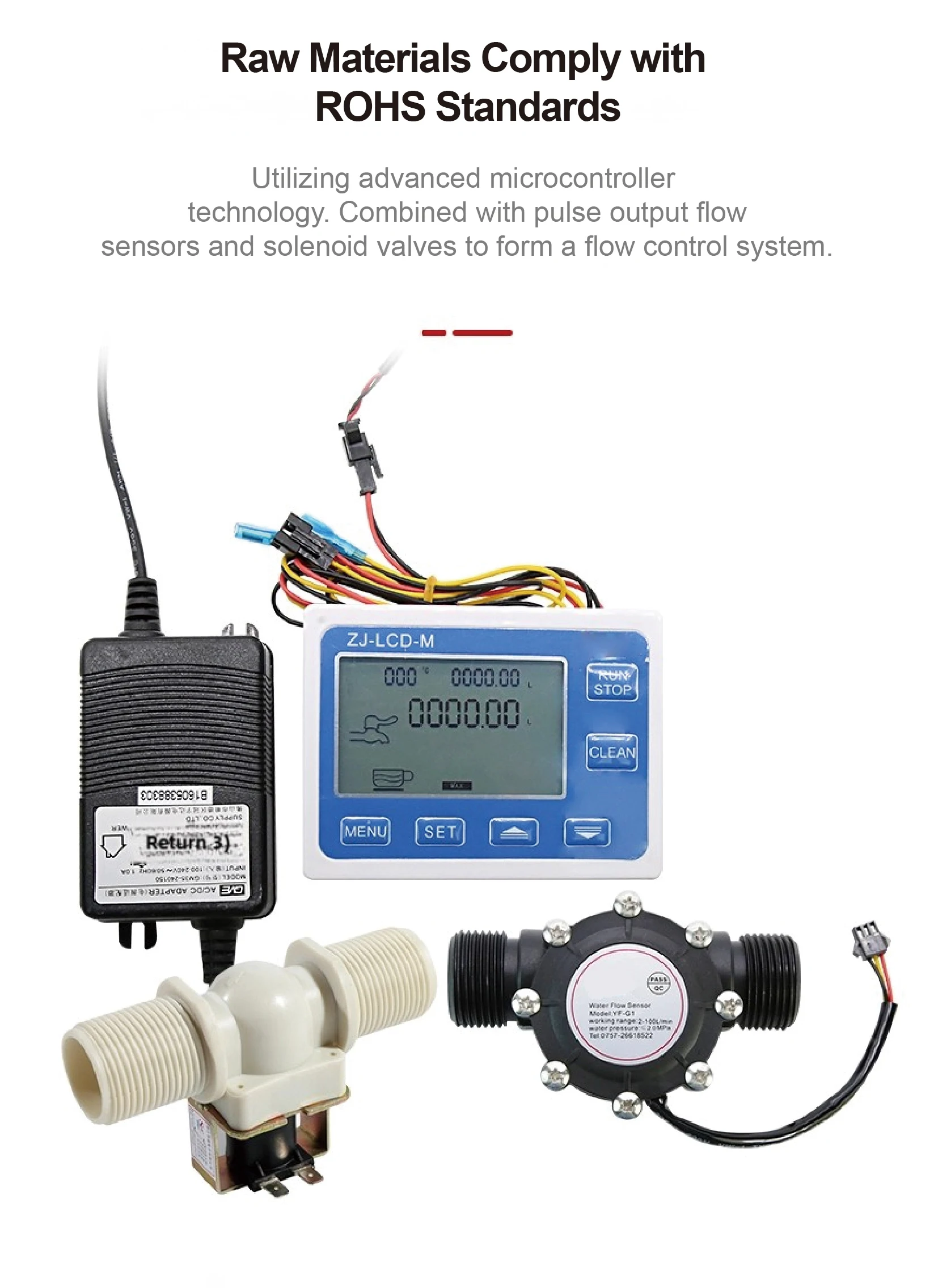 G1 Quantitative Control Instrument Set DN25 Flow Meter Controller Batch Filling