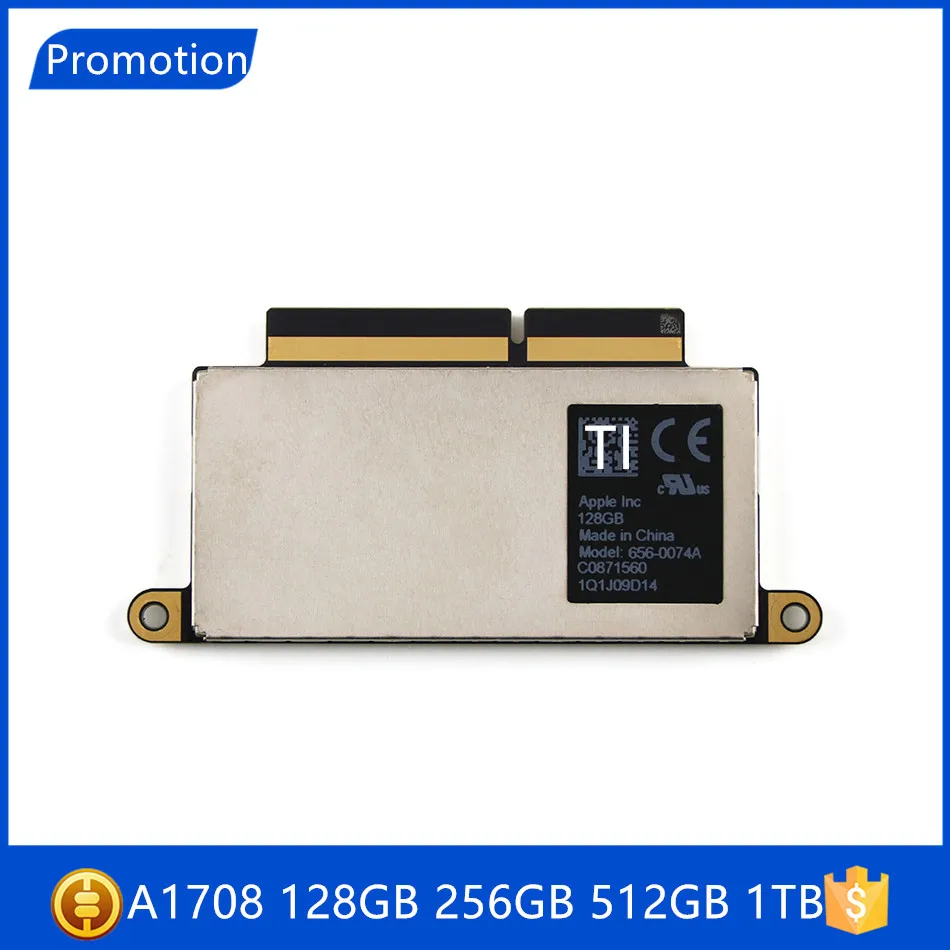 Ноутбук A1708 SSD 128 ГБ 256 512 ТБ для MacBook Pro Retina 13 3 дюйма 2016 2017 EMC3164 EMC2978 |