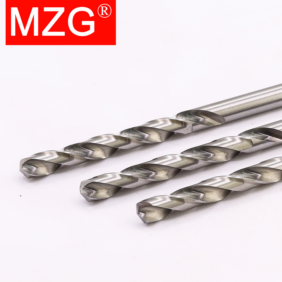 Mzg L6542 10pcs Straight Shank 1.0mm-2.9mm Hss High Speed Steel Drill Bits For Cnc Precision Hole Machining Milling Drilling - Drill Bit