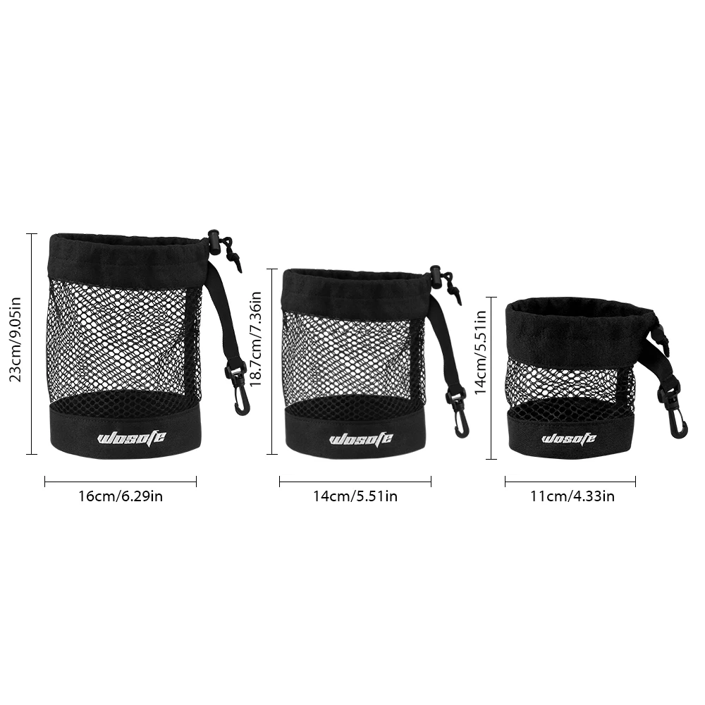 Black Golf Ball Pouch Bag 3