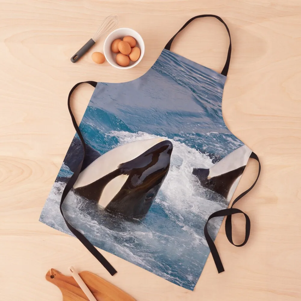 

Killer whale swimming Apron esthetician For Woman Apron