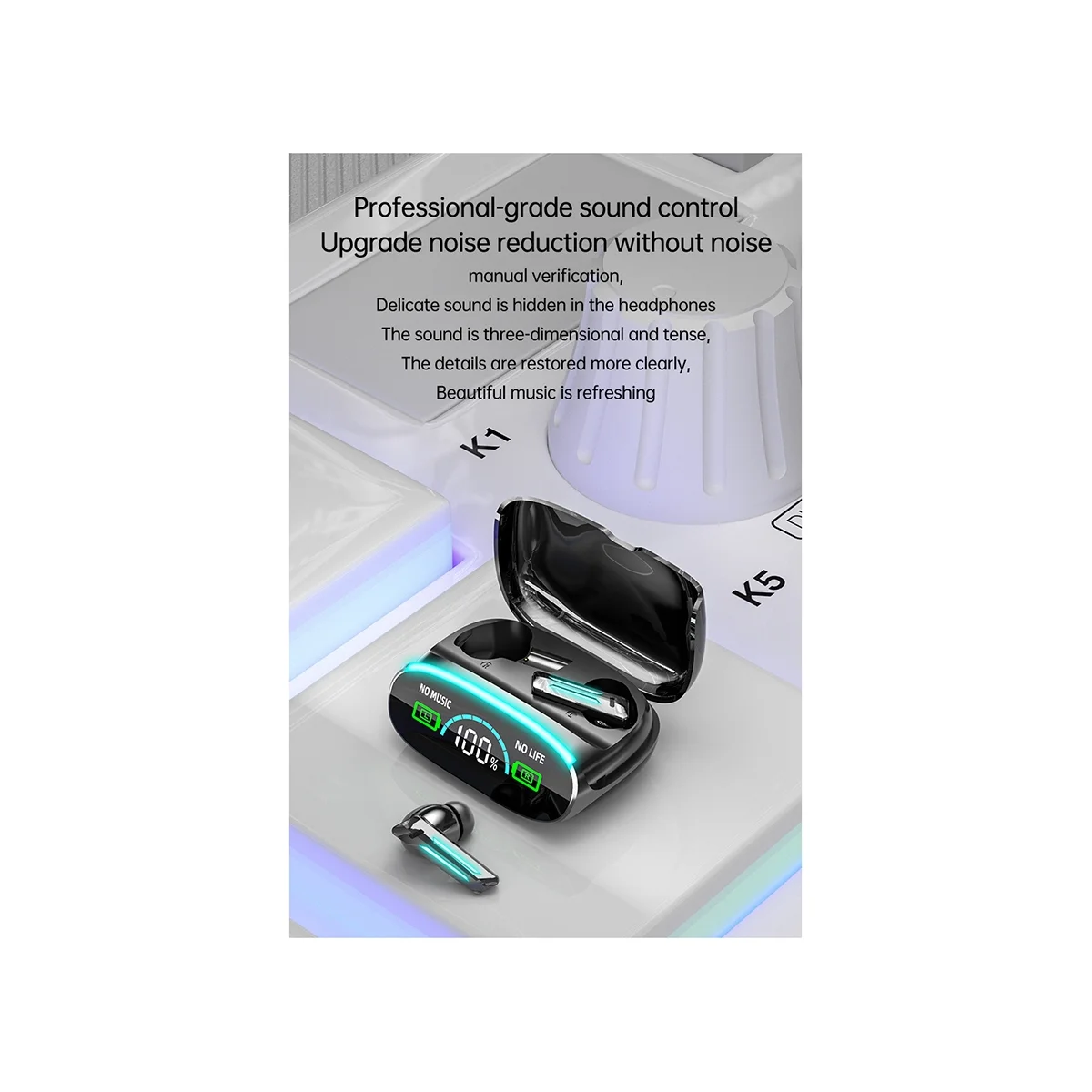 

Беспроводные Bluetooth-наушники M39, TWS наушники-вкладыши, Bluetooth 5.2, шумоподавляющие наушники для звонков