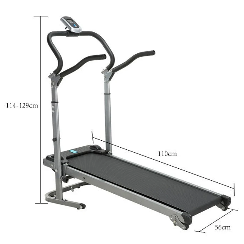 Shock-absorbing mechanical treadmill rehabilitation products fitness equipment walking machine home