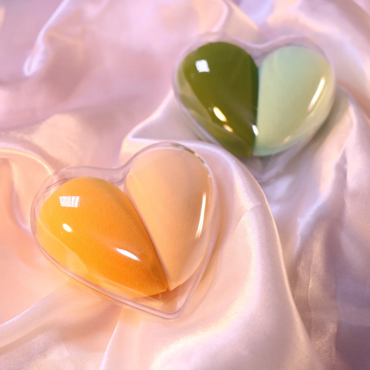 

Love Box Set of Beauty Eggs Do Not Eat Powder Diagonal Cut Surface Ultra-soft Delicate Makeup Egg Foundation Sponge Makeup Egg