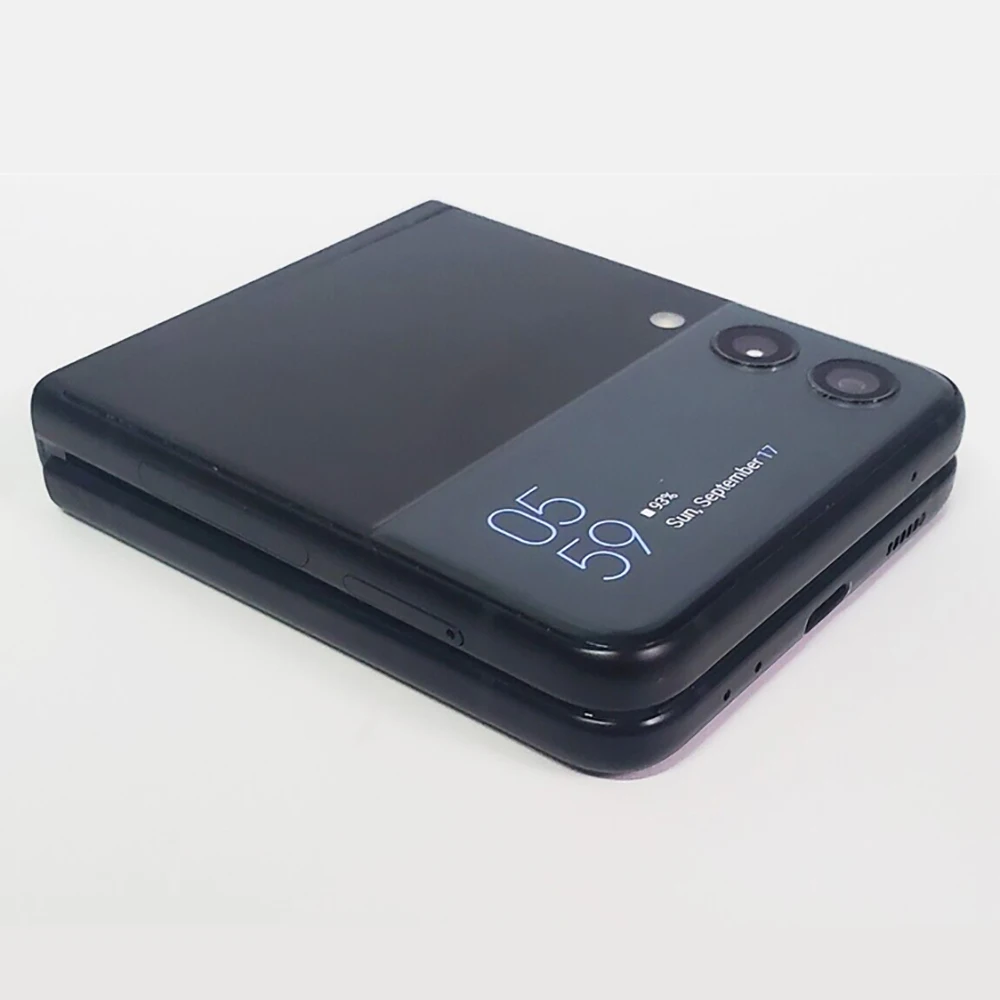 Samsung Galaxy Z Flip 3 5G F711U1, 128 Go, 256 Go, 6.7 ", 8 Go, NDavid, Snapdragon, Original, Débloqué, Pliable, Nouveau, Téléphone portable, 95-99% 5