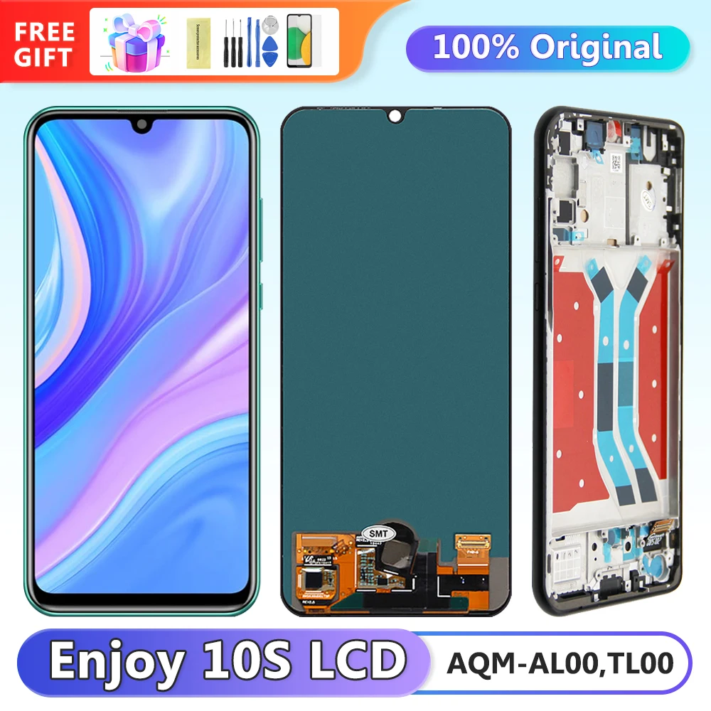 

Экран дисплея для Huawei Enjoy 10s, для Huawei Enjoy 10s AQM-AL00 Lcd дисплей сенсорный экран дигитайзер Запчасти в сборе