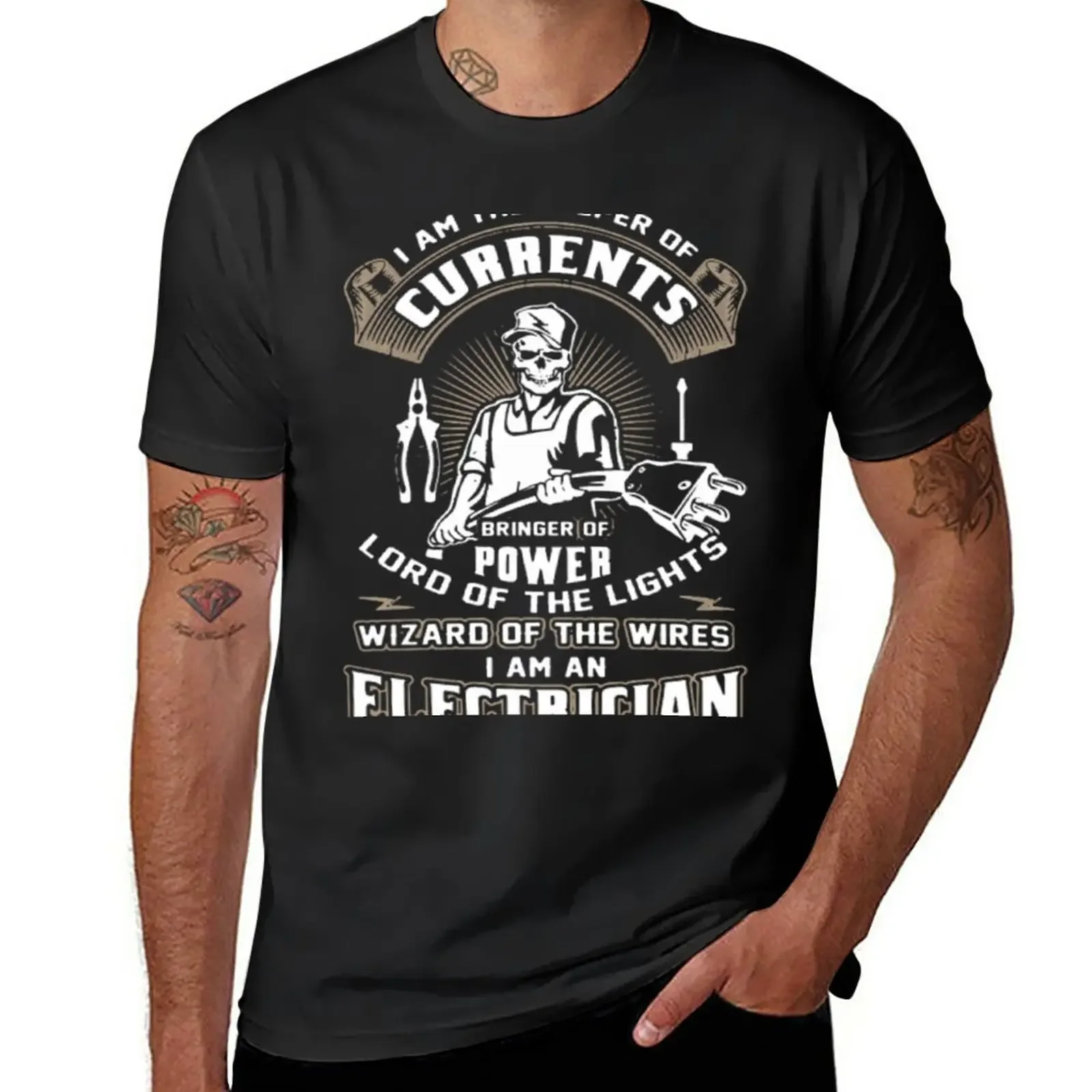 

I Am An Electrician Shirt T-Shirt oversizeds boys whites workout shirts for men
