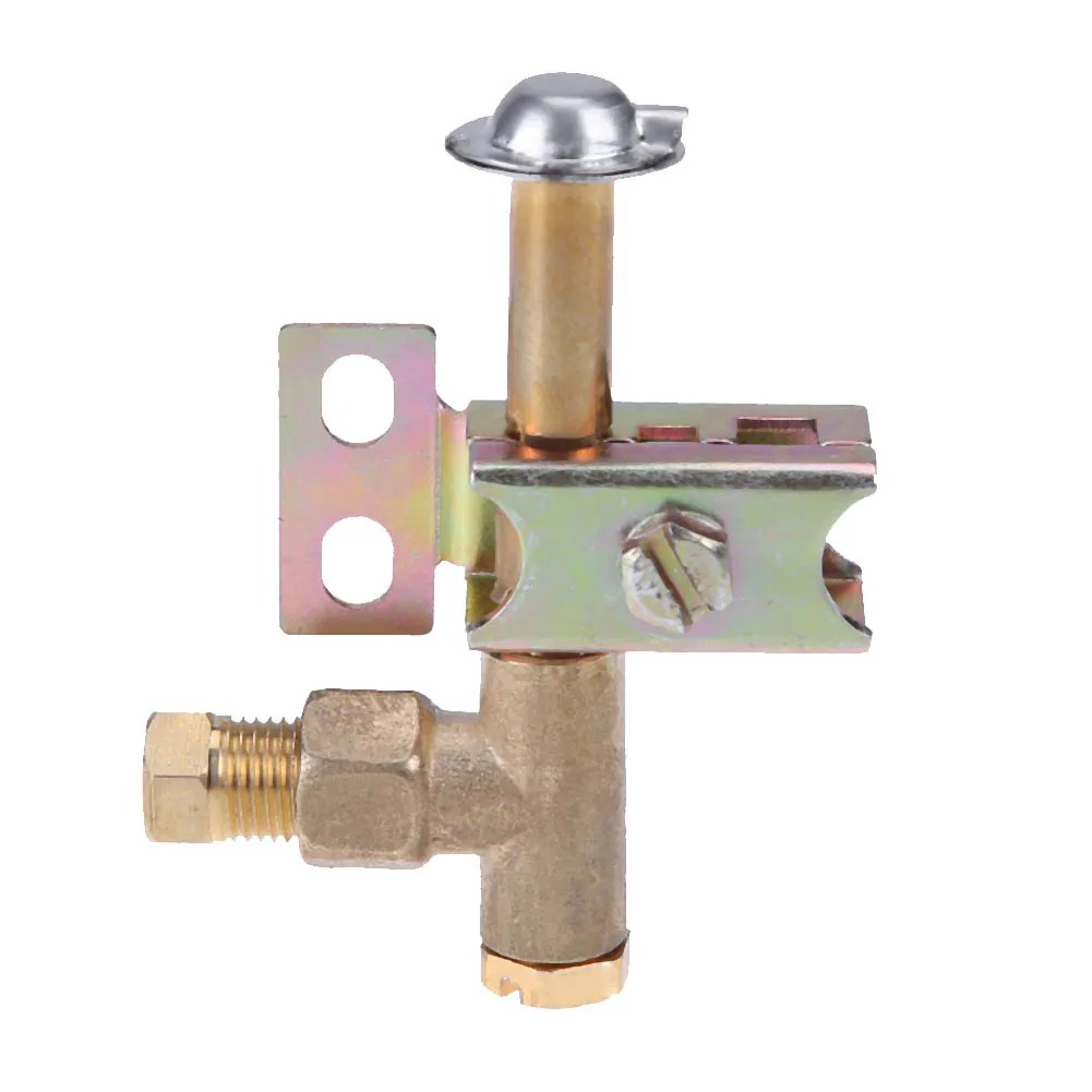 Flame 2 Hole Bracke Easy Mount Heavy Pilot Assembly Holder Long Lasting Multi-function Stainless Steel for Have Natural Or Gas