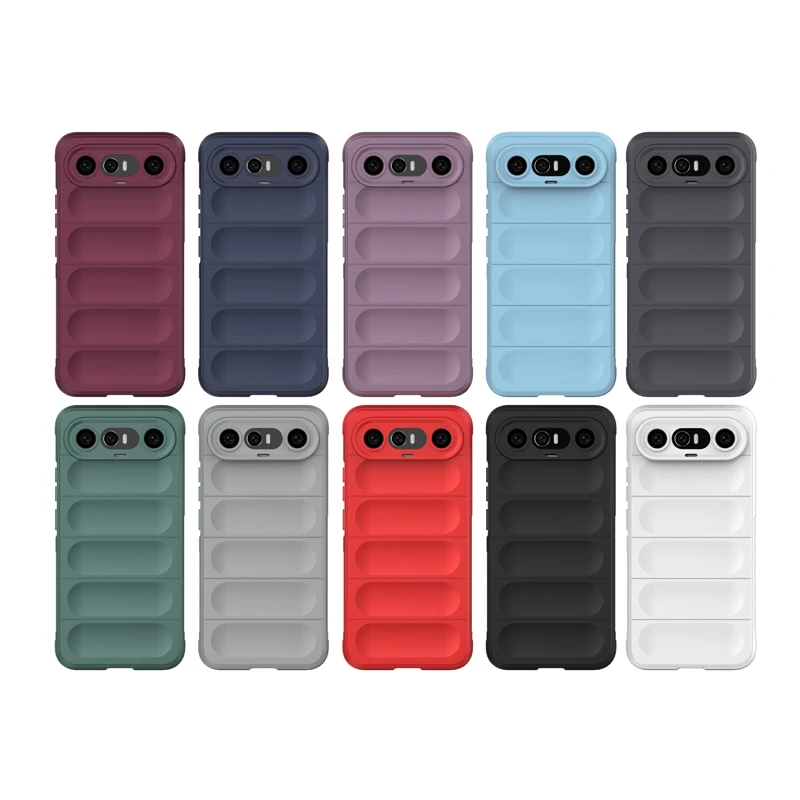 Shockproof Shield Soft Silicone TPU Phone Back Cover - Full Protection