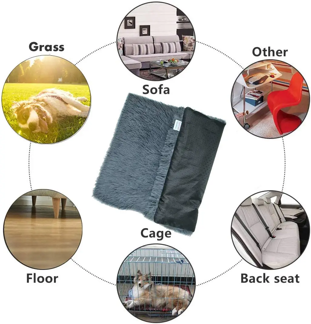 Plush Dog Cushion washable Soft Pet Dog Bed Sleeping Mat Cat Beds for Pad Winter Warm Pet Blanket Large Medium Dogs Cushion