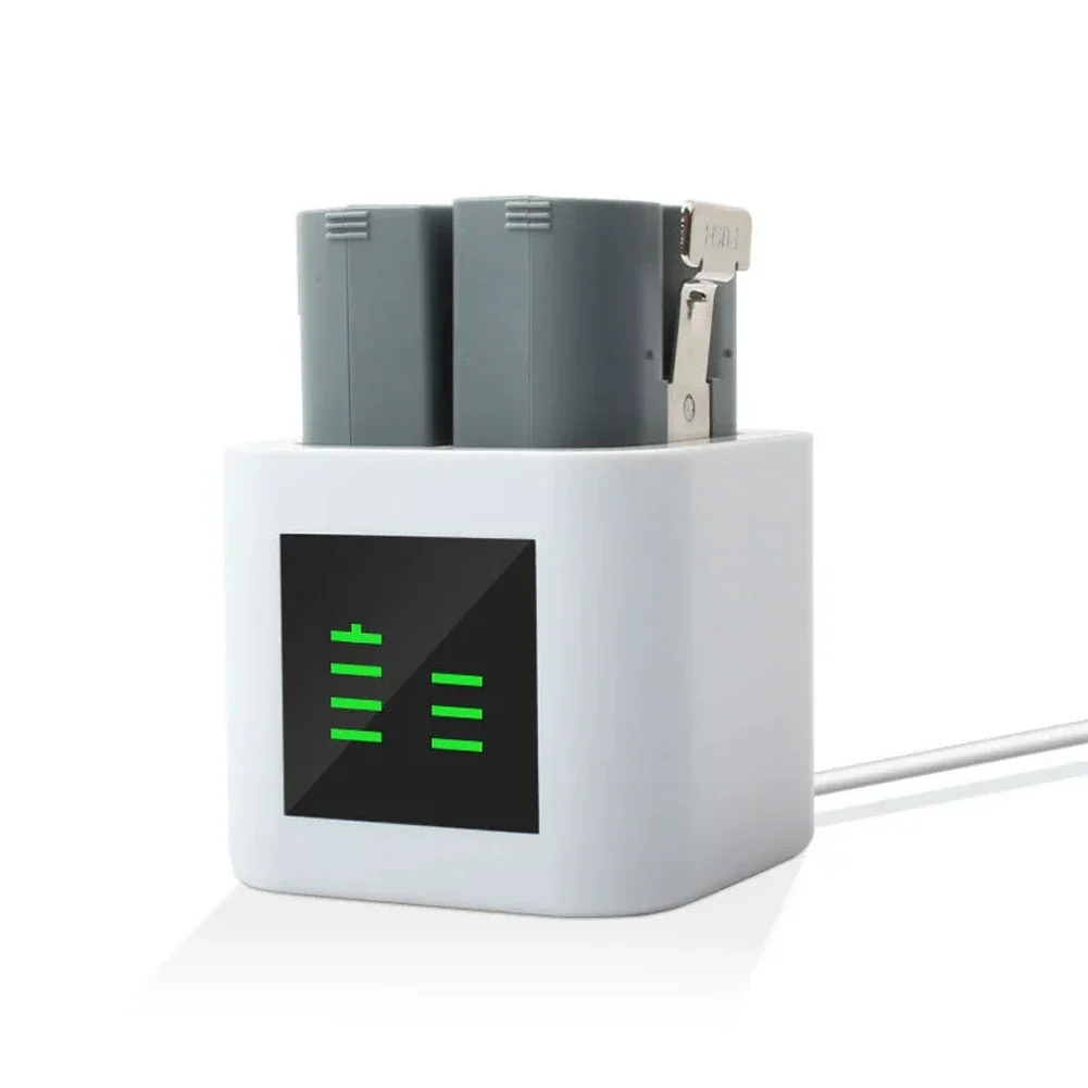 LED Digital Display Dual Port Charger for Ring Doorbell V4 Smart Battery Management with Overcharge Protection