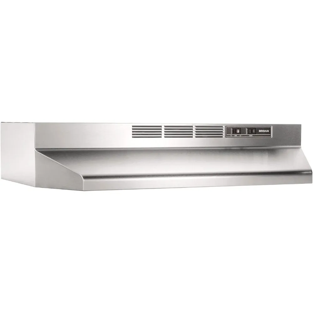 Non-Ducted Ductless Range Hood Insert with Light, Exhaust Fan for Under Cabinet, 36-Inch, Stainless Steel