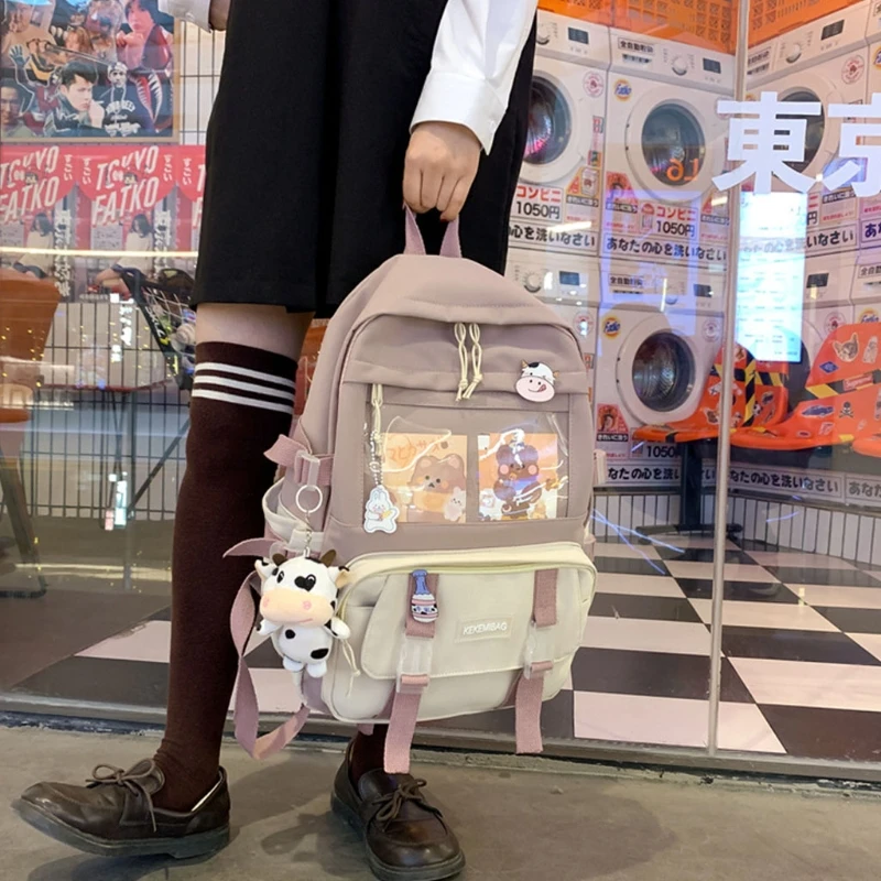 Backpack Rucksack Teen Girls School Bag Student Book Bags
