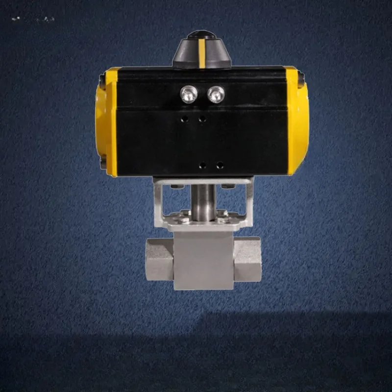 

Pneumatic high-pressure threaded ball valve Q611F Pneumatic internal thread high-pressure ball valve Stainless steel pneumatic t