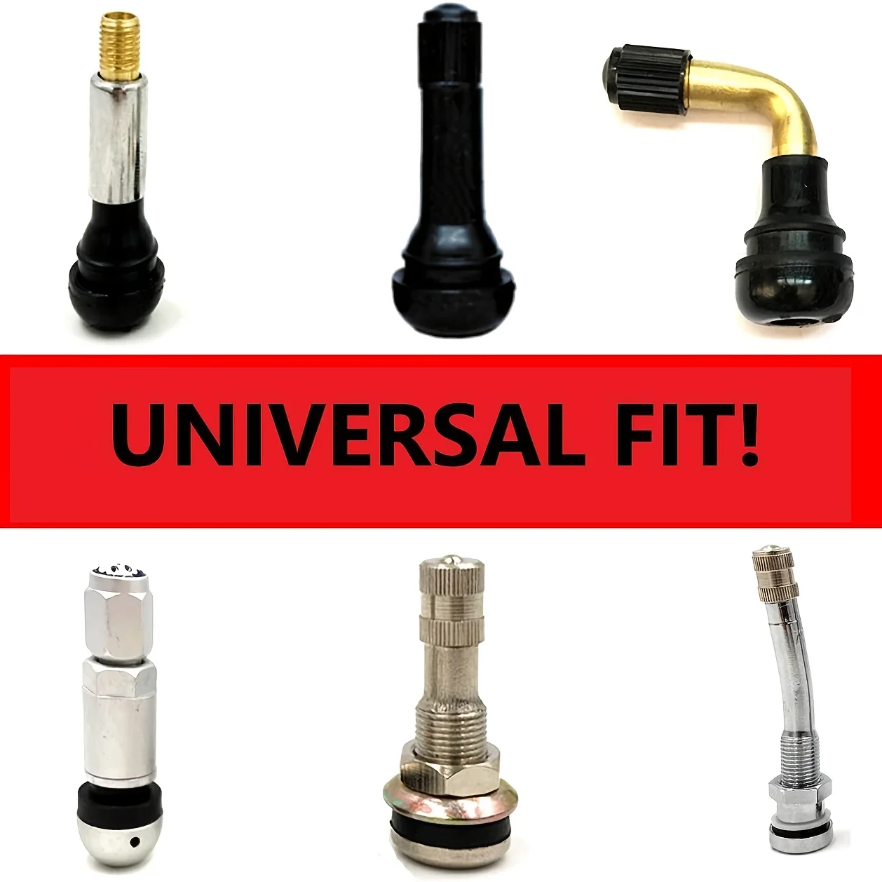Premium Aluminum Tire Valve Stem Caps - Universal Set for All Vehicles