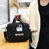 Newborn Baby Care Diaper Bag Mummy Shoulder Bag Embroidery Quilted Stroller Diaper Storage Organizer Large Handbags 5