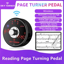 

Wireless Page Turner Pedal For Tablets App Controls Hands Free Reading Page Turns 30M Bluetooth Reading Page Turning Pedal