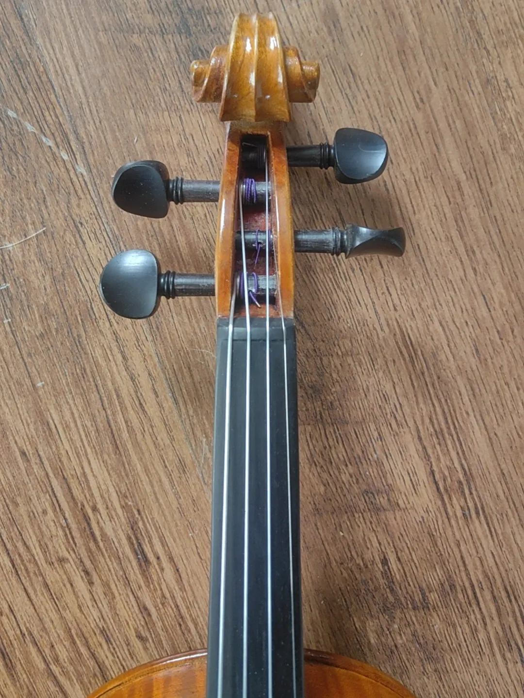 1/2 size Violin for Kid One Piece Back Strad Model Warm Balance Tone