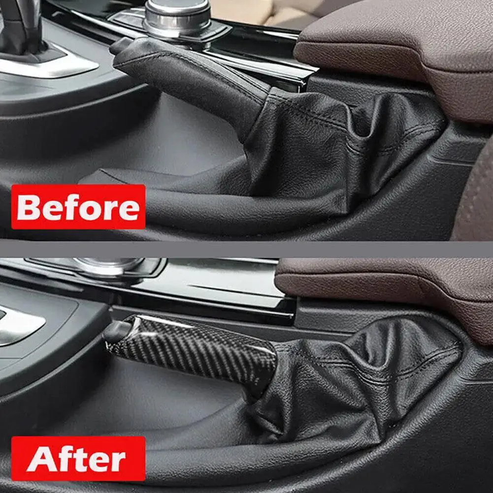 Car Handbrake Brake Handle Cover For BMW Universal E46 E90 E92 E60 E61 F20 F30 F22 Series hand brake cover