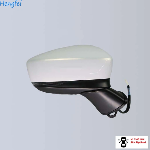 Accesorios para coche Mazda 2 demio 2017-2023, cubierta de espejo  retrovisor, carcasa, tapa - AliExpress