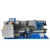 WM210 1100W 400 600 800MM Semi-Automatic Metal Lathe Length Auto Threading Making Mini CNC Machine 4