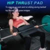 Square Hip Thrust Pad Extra Thick Foam Cushion for Barbell Weightlifting Hip Thrusts Glute Bridges Premium Home Gym Equipment 5