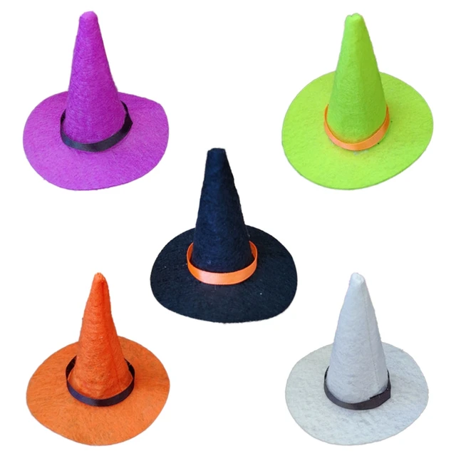 Mini cappelli da strega e Mini scopa artigianale fai da te cappello  decorativo piccolo cappello da strega Halloween per forniture artigianali  fai da te - AliExpress