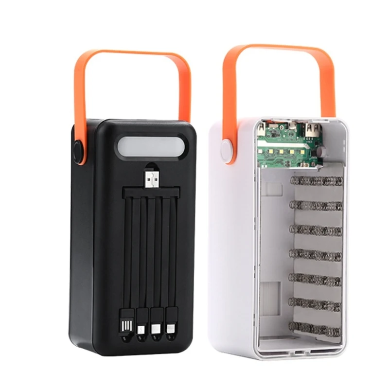 Quick Charge 28 X 18650 Dual USB Power Bank Case QC 3.0 5V PD DIY Holder Box With Digital Display Screen Drop Shipping 14 S0aadc6b3010146638324aa3628f32fe4u