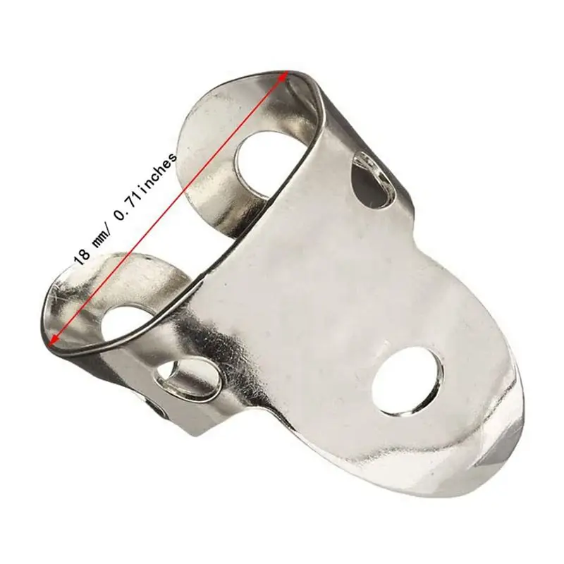 ABLB-12Pcs 금속 엄지손가락 기타 픽업 어쿠스틱 기타용 스테인레스 스틸 기타 픽업 밴조 우쿨렐레