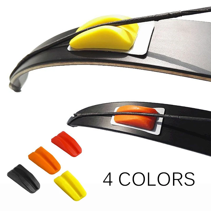 2pcs Archery Dampener Recurve Bow Limbsaver Soft Rubber Limb Vibration Dampener Shock Absorption