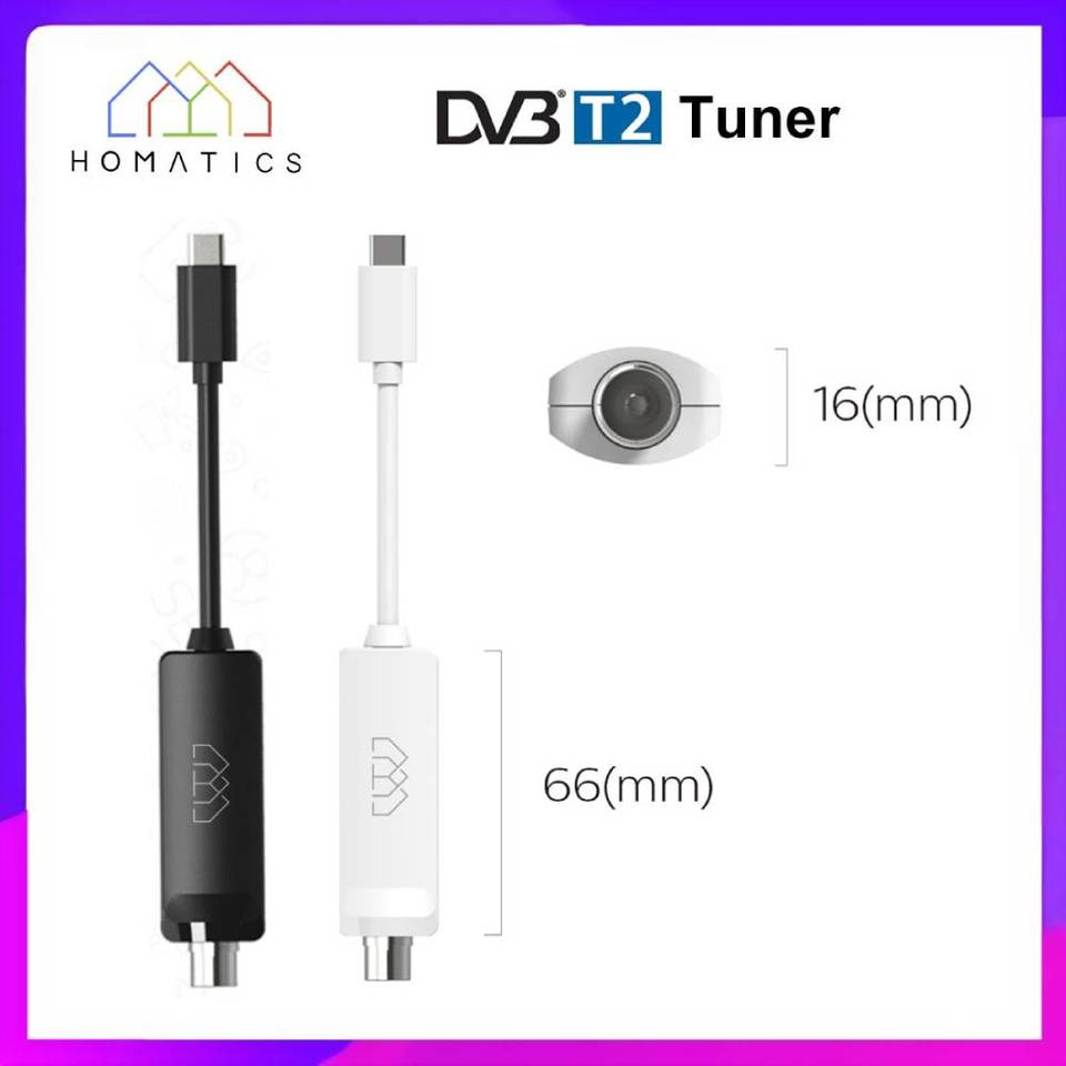 Original HOMATICS DVB-T2 DVB-S2 Tuner for Homatics Android TV Box R Lite 4K & 4K Plus & RockTek G2 also KICKPI KP1 Google TV Box