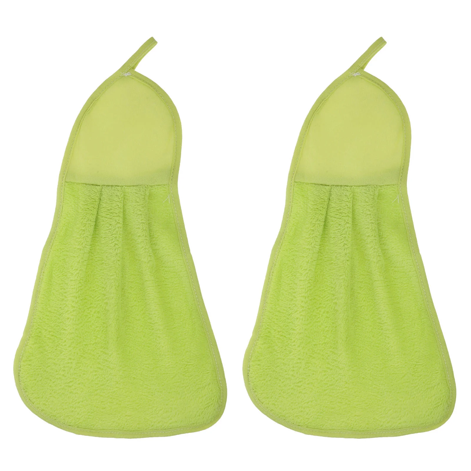 

2 Pcs Chinese Knot Hand Towel Kitchen Hanging Practical Absorbent Decor Household Small