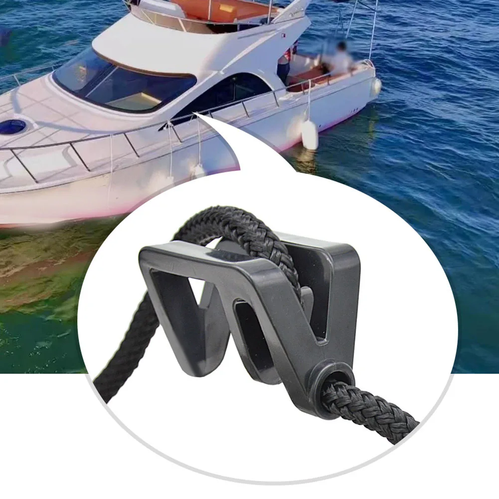 

4Pcs Boat Bumper Clips Durable Nylon Fiberglass Pontoon Holders For Docking Square Rail Fender Adjusters Boat Bumper Clips