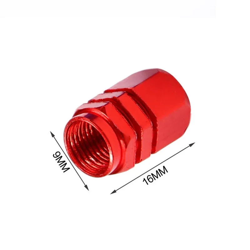 Aluminum Alloy Tire Valve Caps - Waterproof Air Dust Covers (Set of 4)