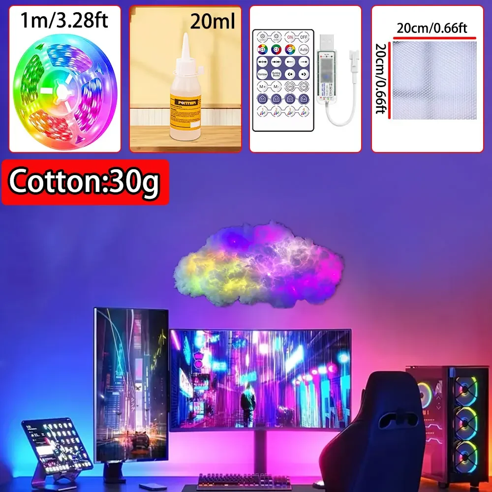 ตัวเลือกสินค้า LED 360 องศา แสงไฟแต่งบ้าน ปรับสีได้ ควบคุมด้วยแอป