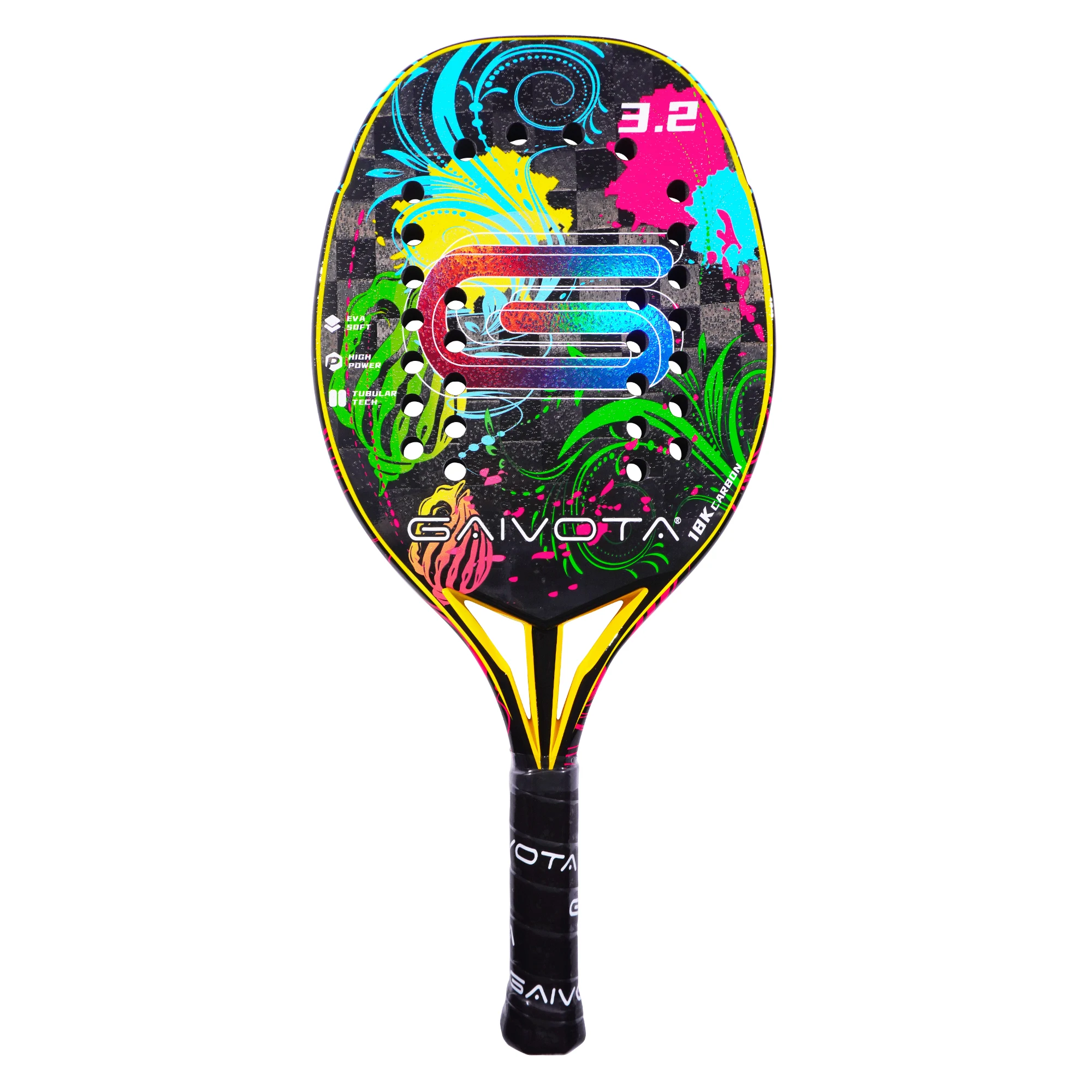 GAIVOTA 3.2 Beach tennis racket 18K with bag tennis racket