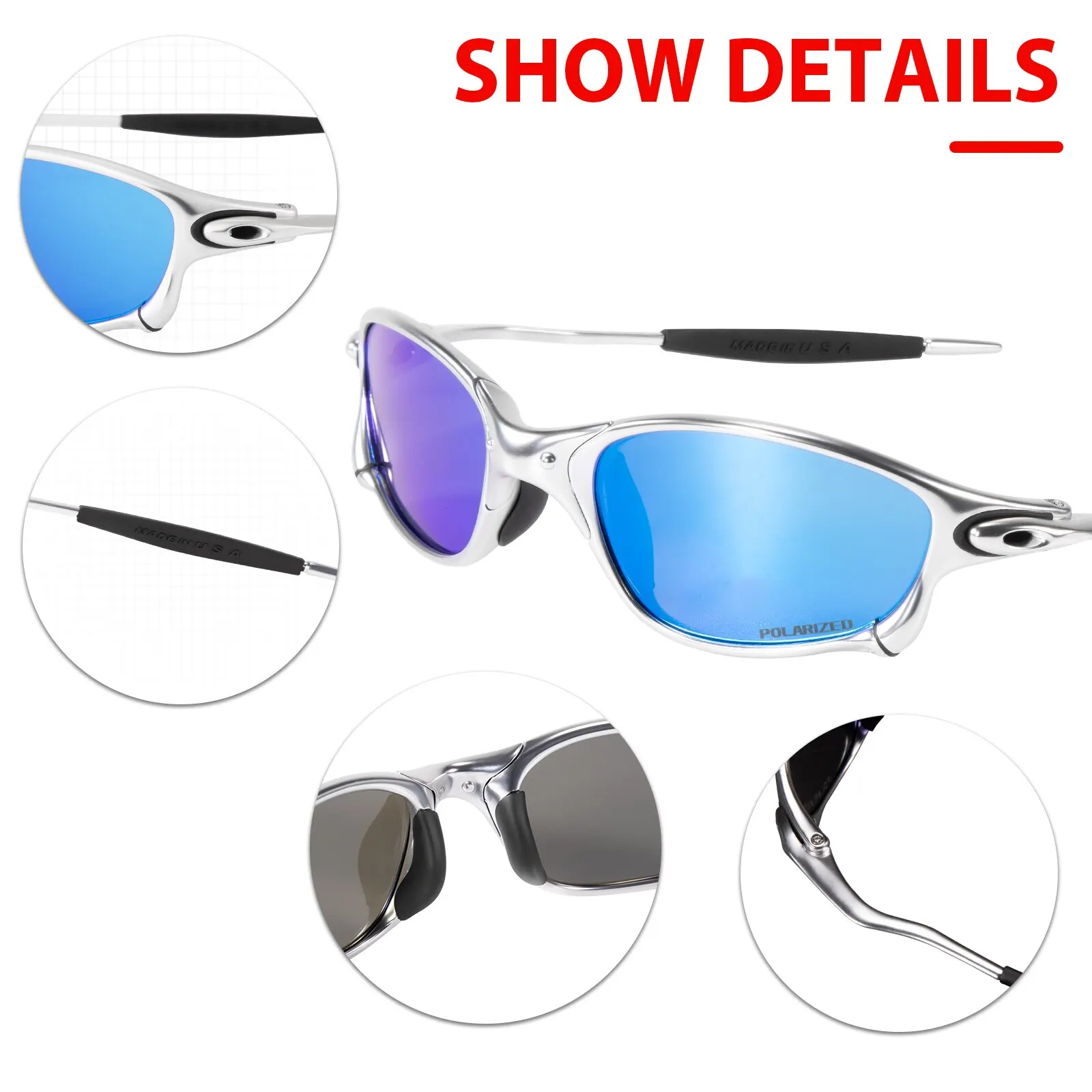 Polarizált napszemüvegek férfiak Kerékpározás horgászni vezetés szemüvegek kültéri sportok UV400 Nap szemüvegek eyewear Banándugó Nők Védőszemüveg