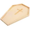 Wooden Tray Halloween Coffin Food Serving Board Decorative Dessert Plate Wood Fruit Salad Tray Wooden Plate Home Decor 1