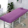 Thickened Beauty Salon Massage Bed Fitted Sheet With Open hole Beauty Bedspread Massage Table Sheet 6