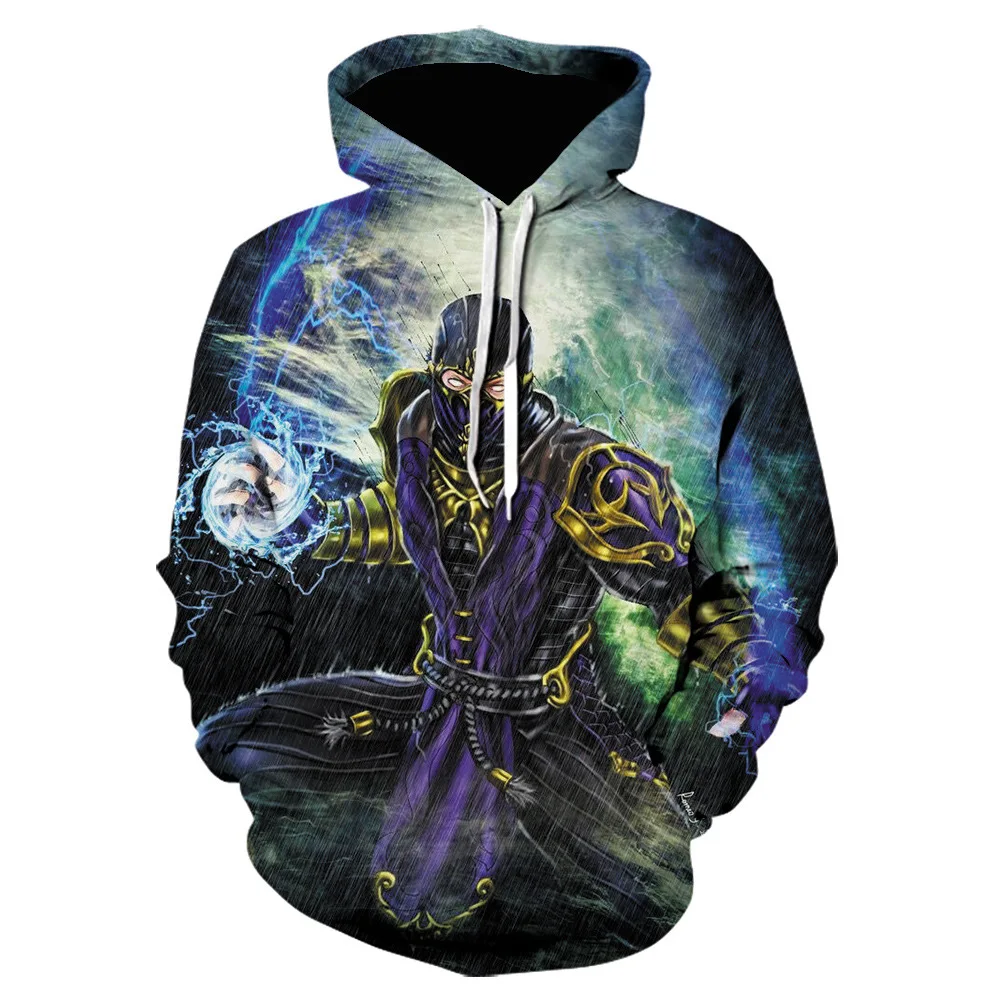 3D Printed Men Sweatshirts Streetwear Pullover Long Sleeve Tops Mortal Kombat Fashion Hoodies 9 S0aaee6aad31f43f7bb6494d4d00c96f3X