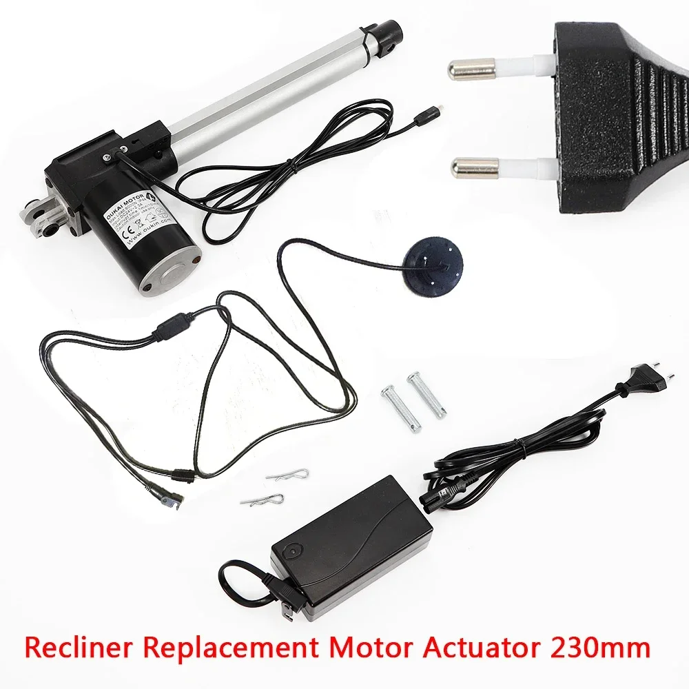 24V DC Linear Drive 600kg Max Lift 230mm Stroke Electric Motor for Electric Chairs