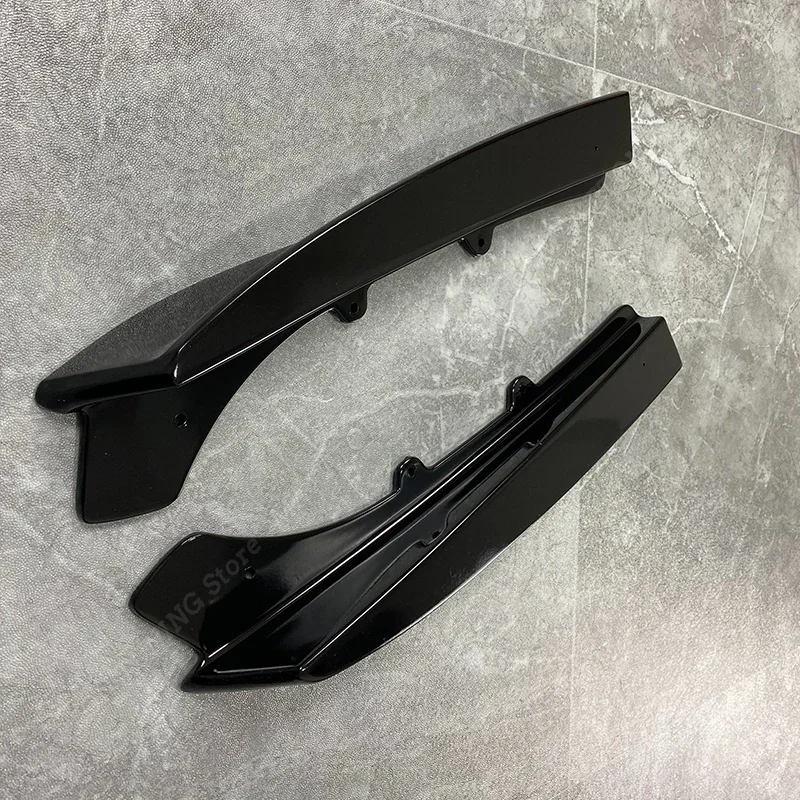 Becquets (canards) Pare-chocs Avant Pour BMW Série 3 F30/F31 M Sport 2013-2019 - Noir Brillant, ABS - Lot De 2 - 5