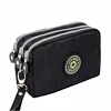 New Fashion Portable Women Wallet Make-up Bag Coin Purse Mini Bag with Three Zipped Women Wallets Big Capacity Phone Pouch 1
