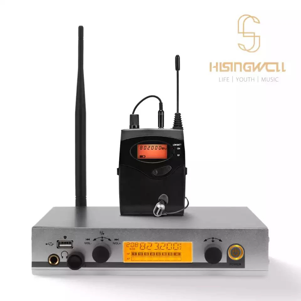 Беспроводная внутриканальная система мониторинга звука HISINGWELL UHF доступна в