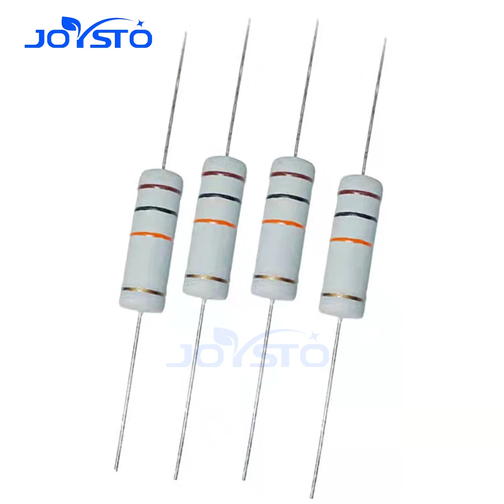 Metal Film Resistor Metal Film Resistors Carbon Film Resistor 10pcs 2W Metal Oxide Film Resistor 5% 1R ~ 10M 100R 220R 330R 1K 2.2K 3.3K 4.7K 10K 22K 47K 100K 1M 100 220 330 Ohm Carbon Film