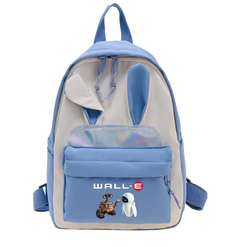 

Рюкзак «стена-E» Disney с кроличьими ушками для девочек и мальчиков, милые детские школьные ранцы для учебников и учебников, дорожный ранец для студентов